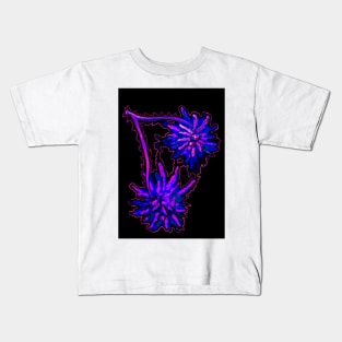 Surreal Spiky Black light Cherries Kids T-Shirt